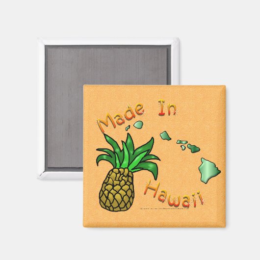 Made in Hawaii Magnet マグネット (正面/裏面)