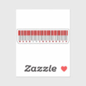 Made in Indonesia Barcode Flag Sticker シール (シート)