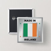 Made In Ireland 缶バッジ (正面&裏面)
