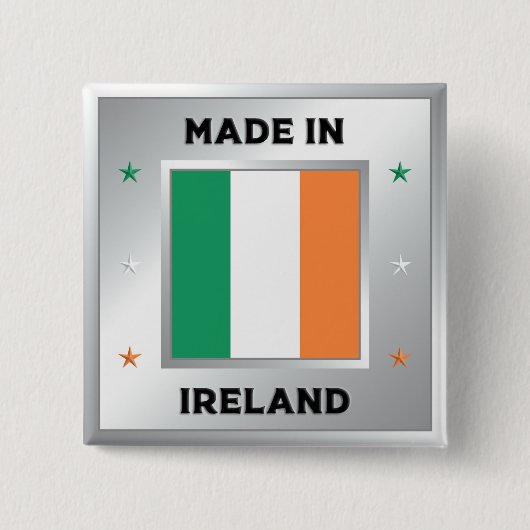 Made In Ireland 缶バッジ (正面)