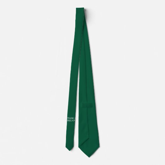 Made in Ireland Kelly Green Neck Tie ネクタイ (裏面)
