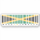 Made in Jamaica Barcode Flag シール (正面)