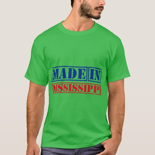 Made in Mississippi United States Oversized Tシャツ (正面)