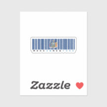 Made in New York Barcode Flagステッカー – プライド