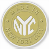 Made In New York City Token シール (正面)