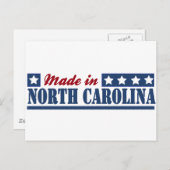 「Made in North Carolina」	「North Carolina州	」N ポストカード (正面/裏面)