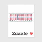 Made in Norway Barcode Flag シール (シート)