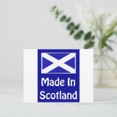 Made In Scotlandロゴ ポストカード (スタンド正面)