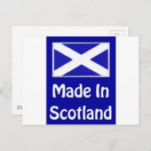 Made In Scotlandロゴ ポストカード (正面/裏面)