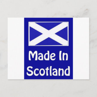 Made In Scotlandロゴ ポストカード