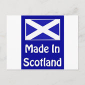 Made In Scotlandロゴ ポストカード (正面)