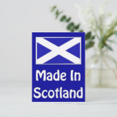 Made In Scotlandロゴ ポストカード (スタンド正面)