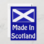 Made In Scotlandロゴ ポストカード (正面/裏面)