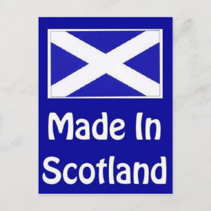 Made In Scotlandロゴ ポストカード