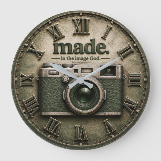 Made in the Image of God ラージ壁時計 (正面)