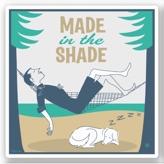 Made in the Shade シール (正面)
