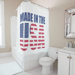 Made in the USA Shower Curtain シャワーカーテン