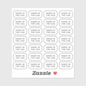 Made in the USA Stickers シール (シート)