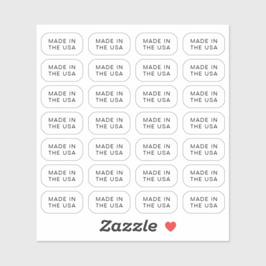 Made in the USA Stickers シール (シート)