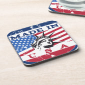 Made In USAバッジ コースター (左側)