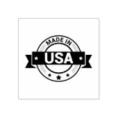 Made In USA Logo Export Import Goods Jet Black Ink ラバースタンプ (インプリント)