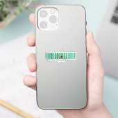 Made in Washington Barcode Flag州のプライド シール (スマートフォン)