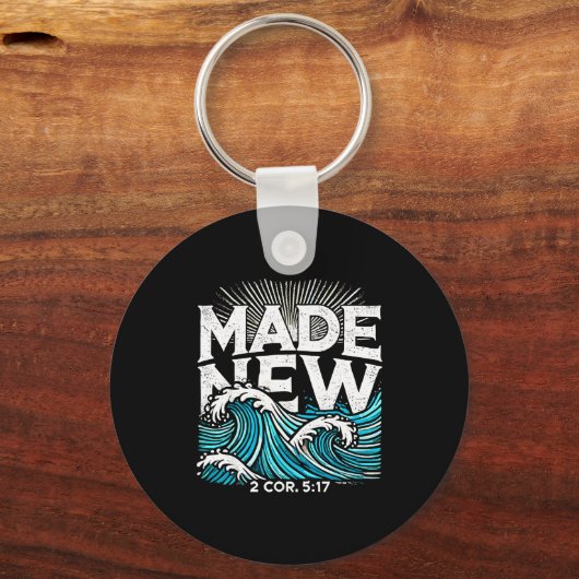 Made New Baptized Baptism  キーホルダー (正面)