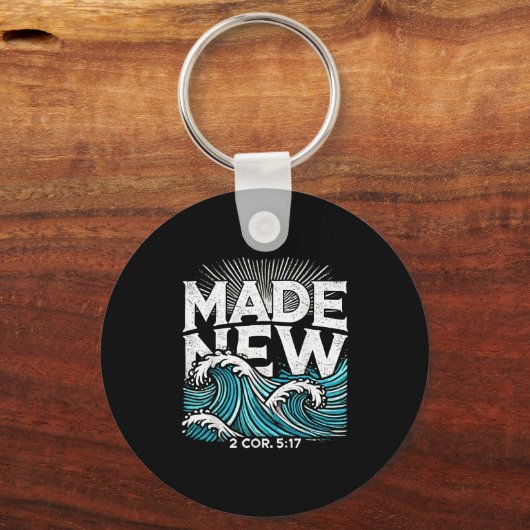 Made New Baptized Baptism  キーホルダー (正面)