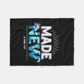 Made New Baptized Baptism  フリースブランケット (正面(横))