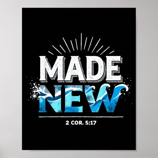 Made New Baptized Baptism  ポスター (正面)