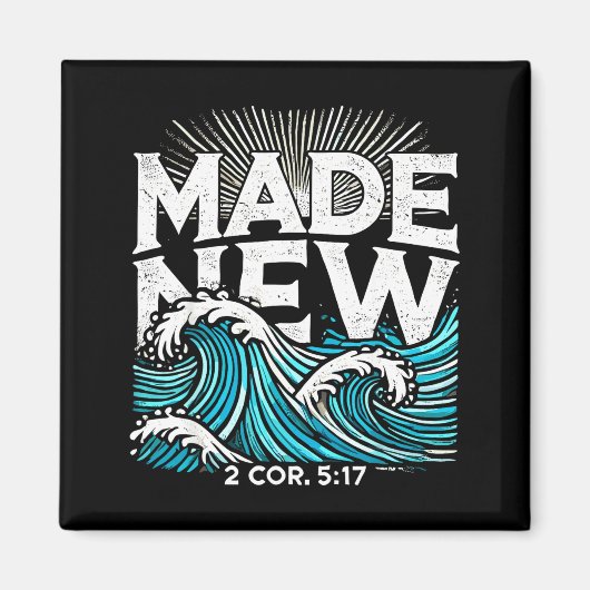 Made New Baptized Baptism  マグネット (正面)