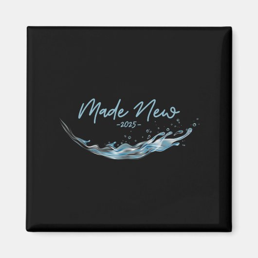 Made New, Christian Water Baptism-2025  マグネット (正面)