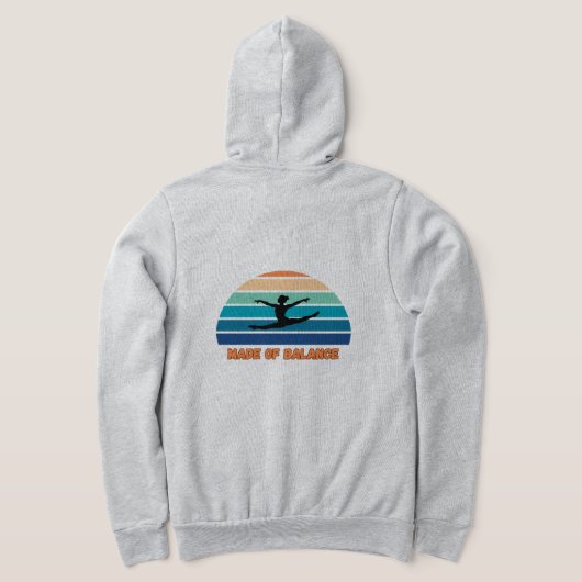 Made of Balance – Minimal Statement T-Shirt パーカ (レイダウン裏面)