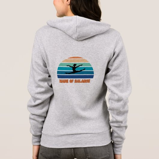 Made of Balance – Minimal Statement T-Shirt パーカ (裏面)