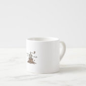 "Made of Dreams & Coffee"スペシャルティマグカップユニーク- エスプレッソカップ (正面右)