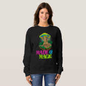 Made Of Magic  Women Magic Psilocybin Mushroom スウェットシャツ (正面フル)