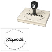 MADE with loveご注文ありがとうございます ラバースタンプ (押印)