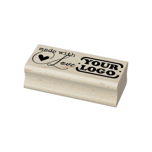 Made with Loveハートロシンプルゴスタイリッシュテンプレート ラバースタンプ (スタンプ)