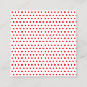 Made with Loveハート名刺 スクエア名刺 (裏面)