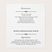 Made with Love – スキンプロダク気にトカード 名刺 (内部フラット)