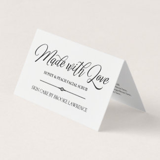Made with Love – スキンプロダク気にトカード 名刺