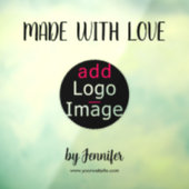 Made With Love モダンプロフェッショナルカスタムロゴ ウィンドウサイン (シート3)