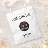 Made With Love モダンプロフェッショナルカスタムロゴ フェイバーバッグ (クリップ留めされた状態)