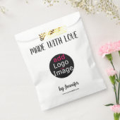 Made With Love モダンプロフェッショナルカスタムロゴ フェイバーバッグ (封をした状態)