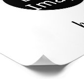 Made With Love モダンプロフェッショナルカスタムロゴ ポスター (角)