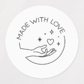 Made with love ラベル (デザイン2)