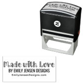 Made with Love #1 Business Name WebサイトのURL セルフインキングスタンプ (インサイチュ)