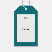 Made With Love By You – ホットピンクとブルー ギフトタグ (裏面)