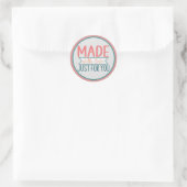 Made with Love for You Business ラウンドシール (バッグ)
