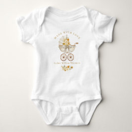 Made With Love Sage Green Baby Bodysuit ベビーボディスーツ
